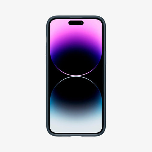 ACS04766 - iPhone 14 Pro Max Case Thin Fit in black showing the back